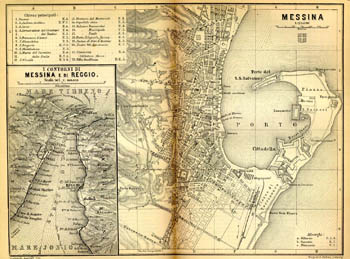 Mapa de Mesina