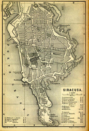 Mapa de Siracusa